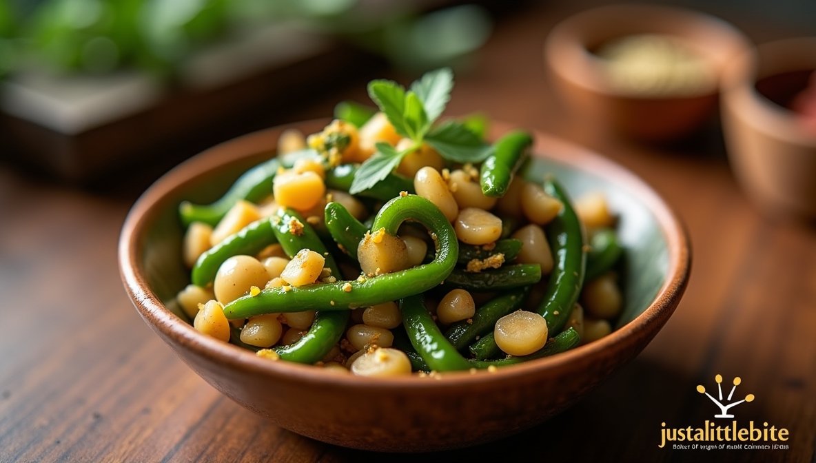 garlic flavoured capsicum fry justalittlebite